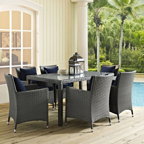 Modway Furniture Sojourn 59 Inch Outdoor Dining Table