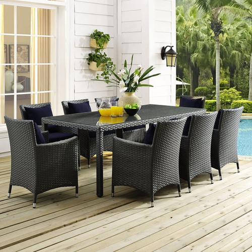 Modway Furniture Sojourn 82 Inch Outdoor Dining Table