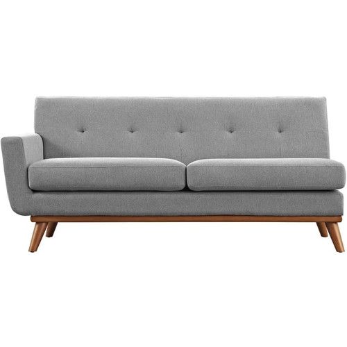 Modway Furniture Engage Expectation Gray Left Arm Loveseat