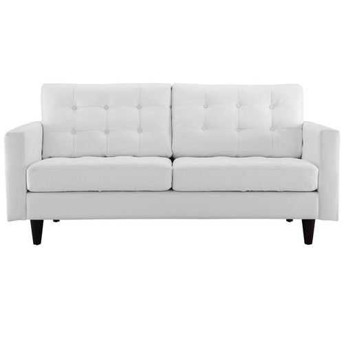 Modway Furniture Empress Bonded Leather Loveseat