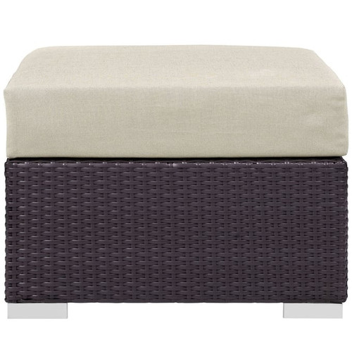 Modway Furniture Convene Outdoor Patio Square Ottomans