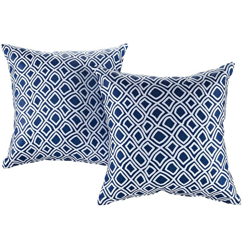Modway Furniture Blue Outdoor Patio Pillows