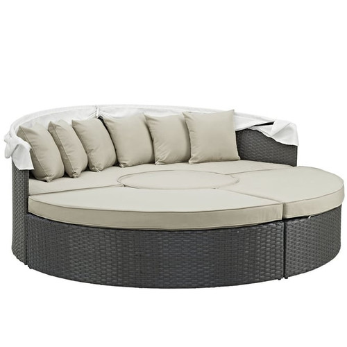 Modway Furniture Sojourn Outdoor Sunbrella Daybeds