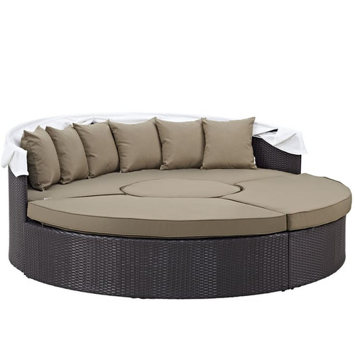 Modway Furniture Convene Fabric Outdoor Patio Daybeds