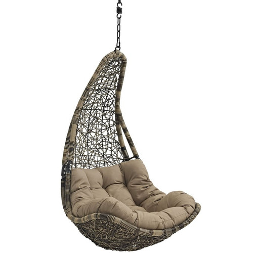 Modway Furniture Abate Outdoor Patio Swing Chairs Without Stand