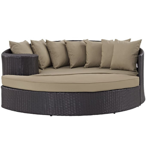 Modway Furniture Convene Espresso Outdoor Patio Daybeds