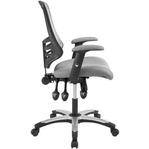 Modway Furniture Calibrate Gray Mesh Office Chairs