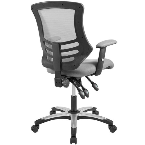Modway Furniture Calibrate Gray Mesh Office Chairs