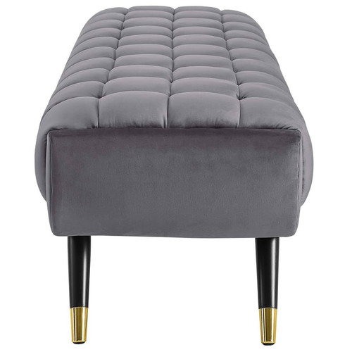 Modway Furniture Adept Gray Upholstered Benches