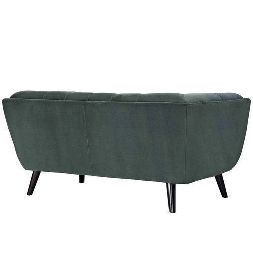 Modway Furniture Bestow Green Velvet Loveseats