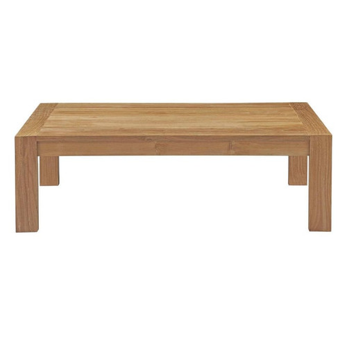 Modway Furniture Upland Natural Outdoor Patio Wood Coffee Table