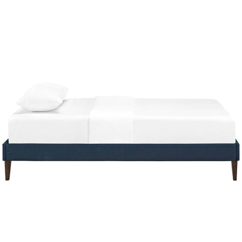 Modway Furniture Tessie Azure Fabric Squared Tapered Legs Bed Frames