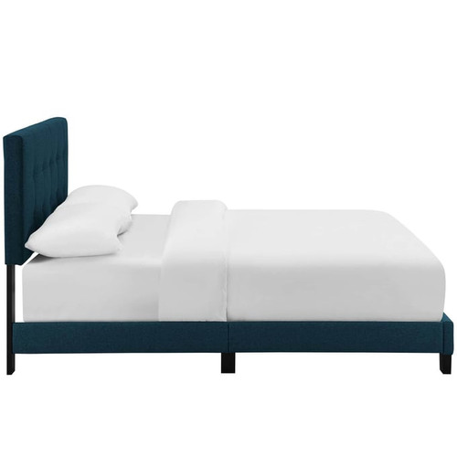 Modway Furniture Amira Azure Queen Upholstered Fabric Beds