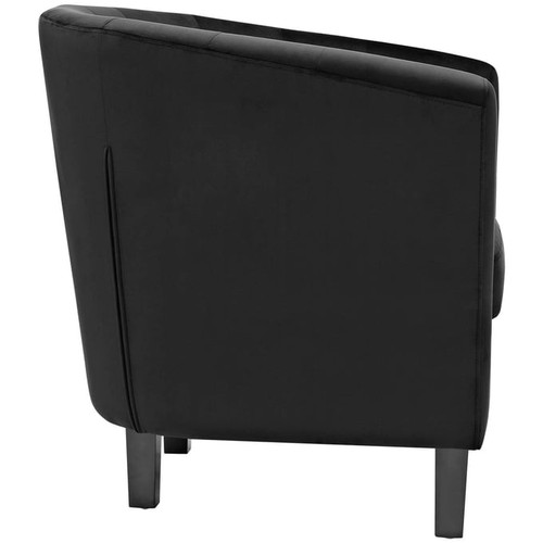 Modway Furniture Prospect Black Velvet Armchairs