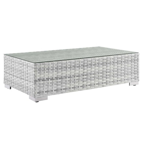 Modway Furniture Convene Light Gray Outdoor Patio Coffee Table