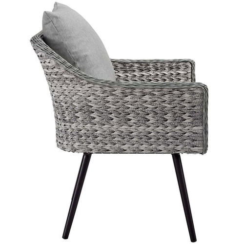 Modway Furniture Endeavor Gray Outdoor Patio Armchair