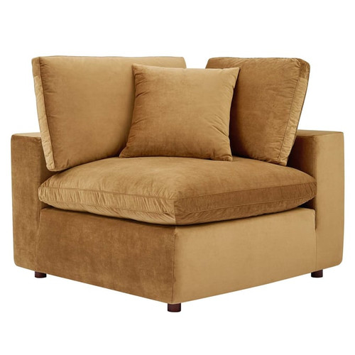 Modway Furniture Commix Velvet 5pc Sectionals