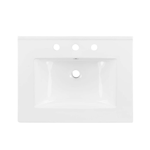 Modway Furniture Cayman White 24 Inch Bathroom Sink