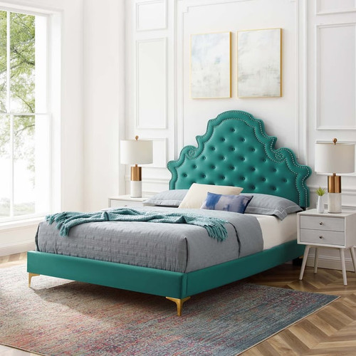 Modway Furniture Gwyneth Velvet Beds