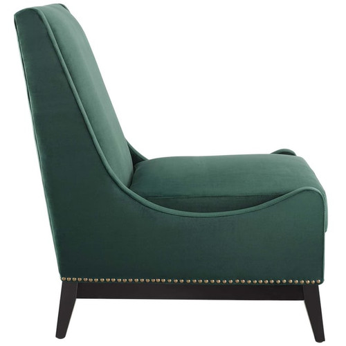 Modway Furniture Confident Velvet Lounge Accent Chairs
