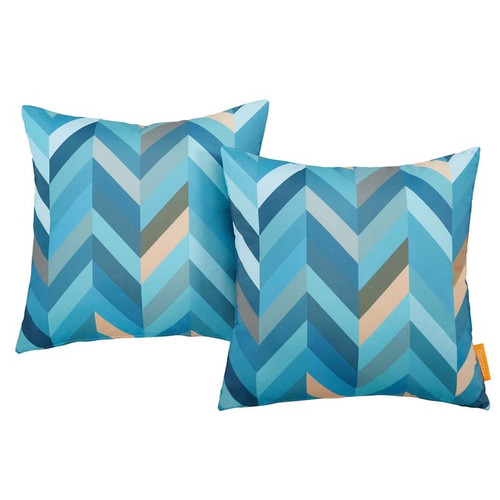 2 Modway Furniture Wave Outdoor Patio Pillows