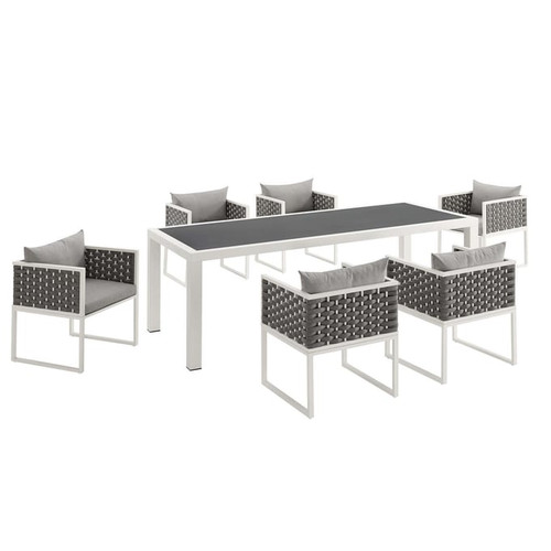 Modway Furniture Stance 7pc Outdoor Patio Dining Sets