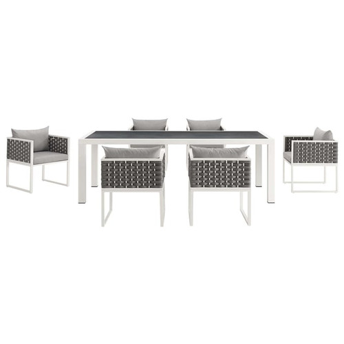 Modway Furniture Stance 7pc Outdoor Patio Dining Sets