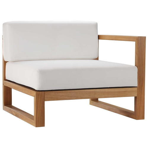 Modway Furniture Upland Natural White 4pc Outdoor Patio Sectional