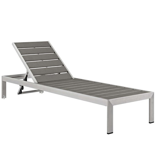 Modway Furniture Shore Outdoor Chaise with Cushions