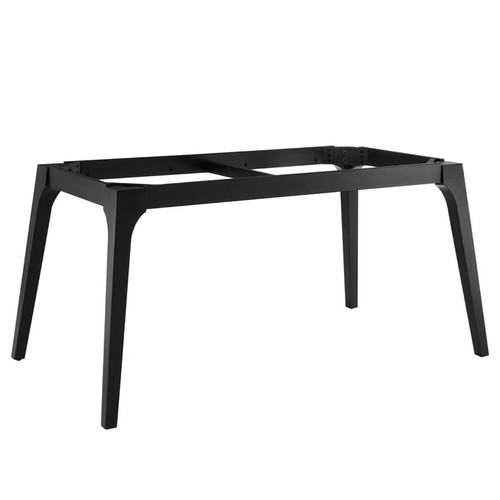 Modway Furniture Juxtapose Black White 63 Inch Rectangular Dining Table