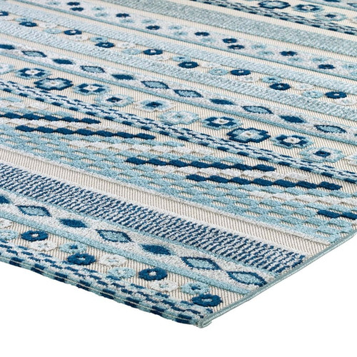 Modway Furniture Reflect Ivory Blue Cadhla Area Rugs