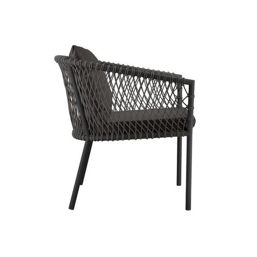 Modway Furniture Sailor Charcoal Outdoor Patio Dining Armchair