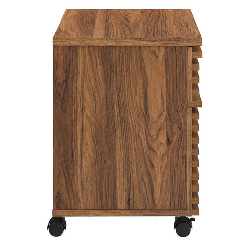 Modway Furniture Render Walnut Wood File Cabinet