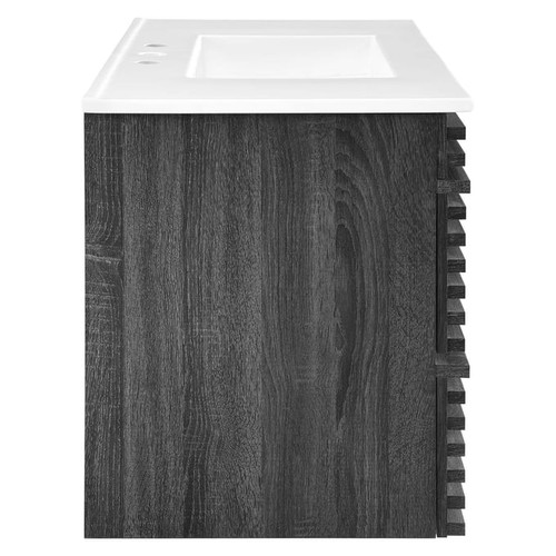 Modway Furniture Render 36 Inch Wall Mount Bathroom Vanitys