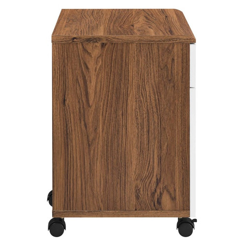 Modway Furniture Envision Walnut White File Cabinet