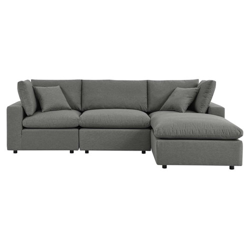 Modway Furniture Commix 4pc Outdoor Patio Sectional Sofa