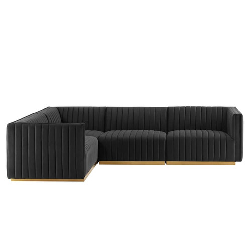 Modway Furniture Conjure 4pc Tufted Sectional