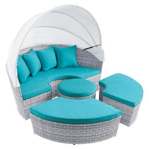 Modway Furniture Scottsdale Sunbrella Canopy Outdoor Patio Daybed