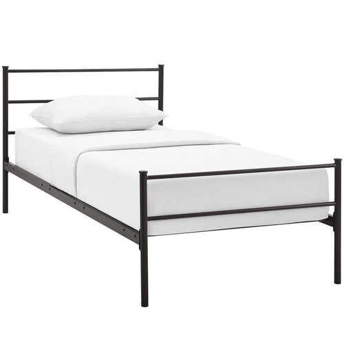 Modway Furniture Alina Brown Twin Platform Bed Frames