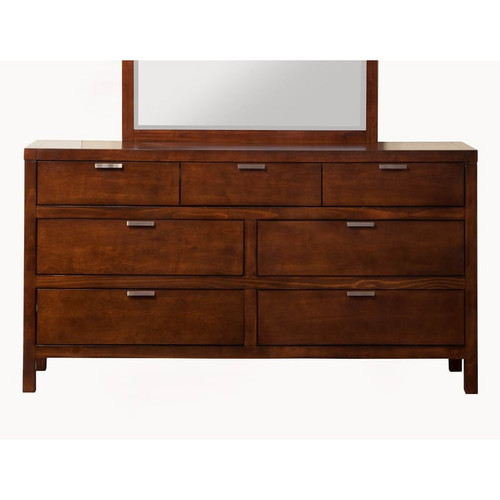 Alpine Furniture Carmel Cappuccino 7 Drawer Dresser