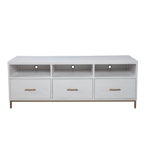 Alpine Furniture Madelyn White TV Console