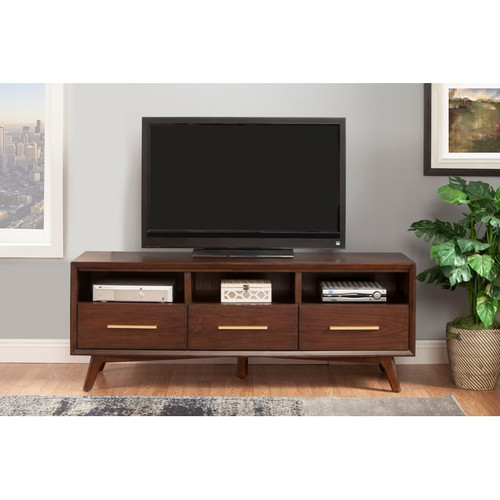 Alpine Furniture Gramercy Walnut TV Console