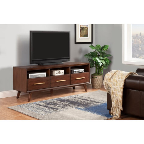 Alpine Furniture Gramercy Walnut TV Console