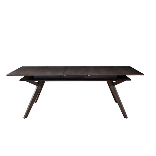 Alpine Furniture Lennox Dark Tobacco Rectangular Extension Dining Table