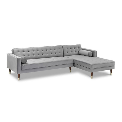 Armen Living Somerset Grey Taupe Right Sectionals