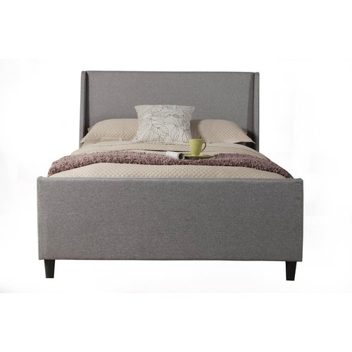Alpine Furniture Amber Grey Linen Beds