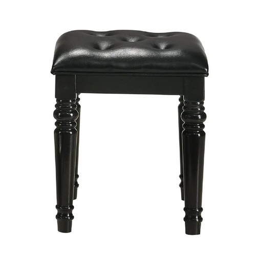 New Classic Furniture Valentino Black Vanity Table Stools