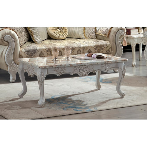 New Classic Furniture Cambria Hills Mist Gray Cocktail Table