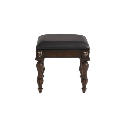 New Classic Furniture Maximus Brown Vanity Table Stool