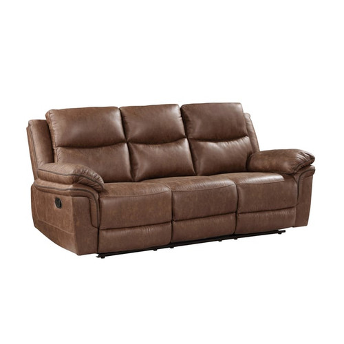 New Classic Furniture Ryland Brown Dual Recliner Sofa